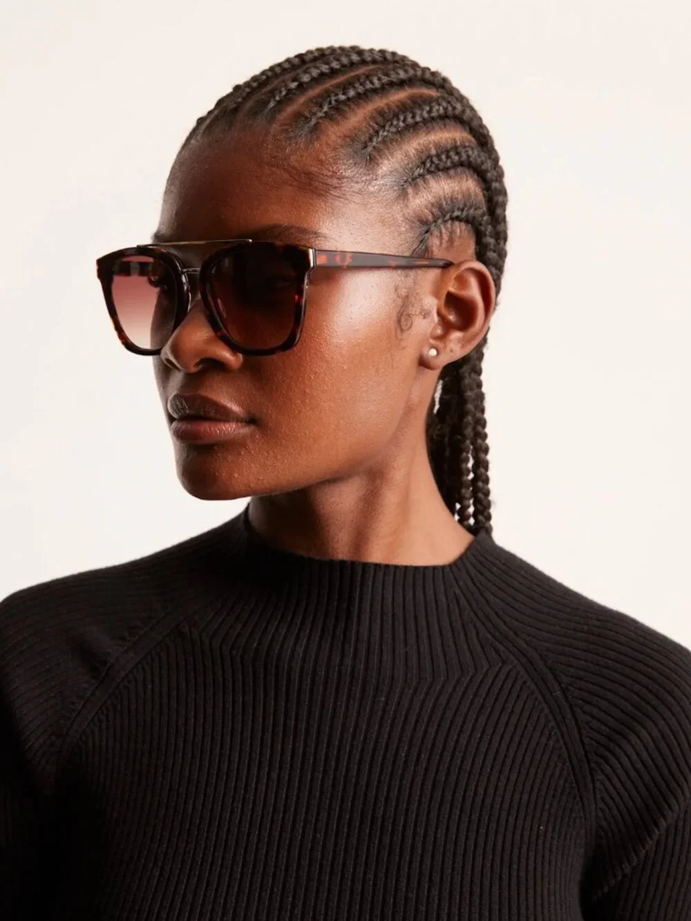 New Quince Black Remi Polarized Acetate Sunglasses